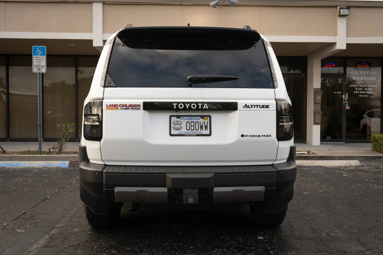 Black iForceMax Acrylic Tailgate Emblem - 2024+ Land Cruiser - 24LC250-IFRORCEMAX-  DRIVEN - 4