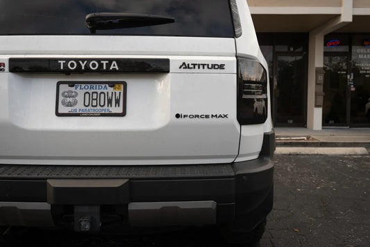Black iForceMax Acrylic Tailgate Emblem - 2024+ Land Cruiser - 24LC250-IFRORCEMAX-  DRIVEN - 1