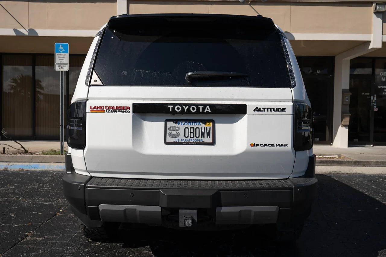 Black iForceMax Acrylic Tailgate Emblem - 2024+ Land Cruiser - 24LC250-IFRORCEMAX-  DRIVEN - 8