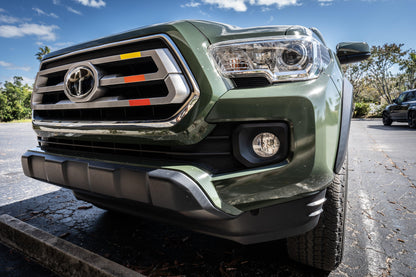 TRD Style Heritage Tri Bar Grille Overlays - 2016-2023 Tacoma - 16TACONCOGRSINGLE-TRI-  DRIVEN - 4