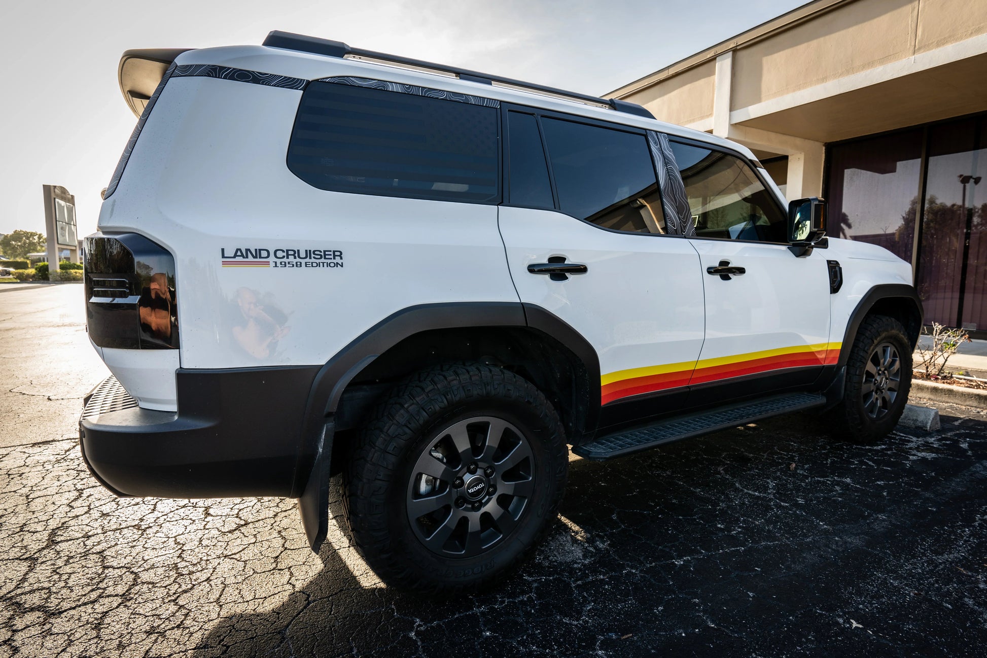 1958 Press Release Style Rear Fender Vinyl Decal Kit (Pair) - 2024+ Land Cruiser 1958 - 24LC250-RFEN-1958-  DRIVEN - 3