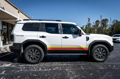 American Flag Rear Window Overlays - 2024+ Land Cruiser - 24LCFLAGRW-MB-24LCFLAGRW-GB-24LCFLAGRW-GD-24LCFLAGRW-RD-24LCFLAGRW-WH-  DRIVEN - 4