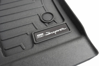 GR Supra Emblem Inserts for Weathertech Floor Mats (Single) - 2020+ Supra - A90WTMATLOGO-RD-A90WTMATLOGO-SI-A90WTMATLOGO-BK-A90WTMATLOGO-ME-A90WTMATLOGO-  DRIVEN - 2