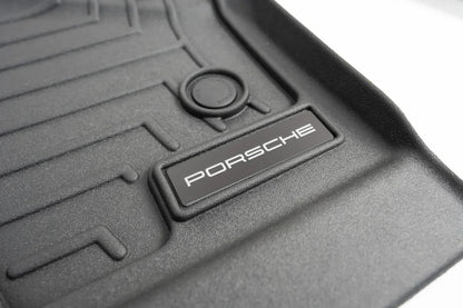 Porsche Logo Emblem for Weathertech All Weather Floor Mats (Single) - Porsche 911 Cayman Cayenne Boxter Macan Taycan - WTLOGOPORSCHE-RD-WTLOGOPORSCHE-SI-WTLOGOPORSCHE-CF-WTLOGOPORSCHE-BK-  DRIVEN - 2