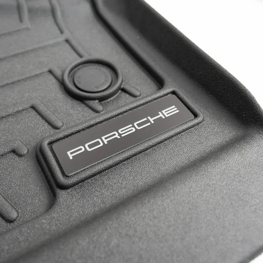 Porsche Logo Emblem for Weathertech All Weather Floor Mats (Single) - Porsche 911 Cayman Cayenne Boxter Macan Taycan - WTLOGOPORSCHE-RD-WTLOGOPORSCHE-SI-WTLOGOPORSCHE-CF-WTLOGOPORSCHE-BK-  DRIVEN - 2