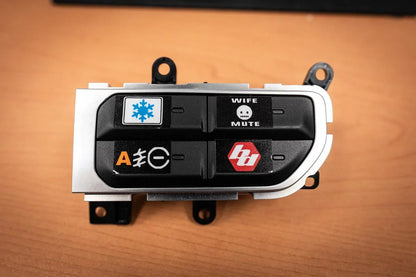 Printed Series Auxiliary Switch Labels (Upfitter) - 2018+ Jeep Wrangler / Gladiator JL / JT - 18JEEPWRANGLERAUX-V5JL-  DRIVEN - 3