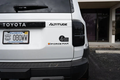Retro 4 Wheel Drive Two Color Acrylic Emblem - 2024+ Land Cruiser / GX 550 / Tacoma / 2025+ 4Runner - 24LC250-RET4WD2PL-  DRIVEN - 2