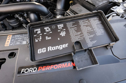 Acrylic Laser Series Fuse Box Lid Label Plate - 2024+ Ranger - 24RANGERHDFUSE-LASER-  DRIVEN - 2