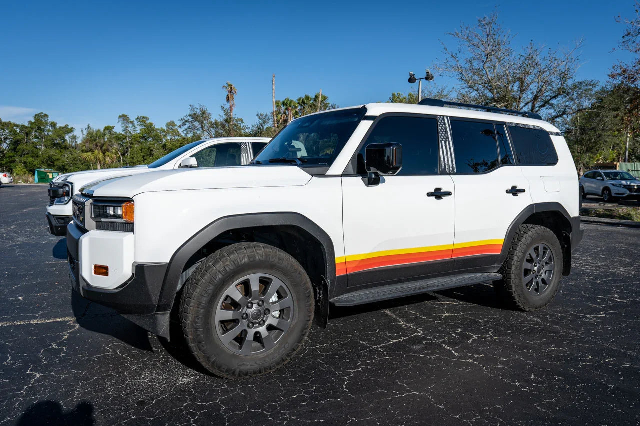 Topographic Rear Window Overlay V2 - 2024+ Land Cruiser - 24LCRWINTP-MB-24LCRWINTP-GB-24LCRWINTP-GD-24LCRWINTP-RD-24LCRWINTP-WH-  DRIVEN - 6