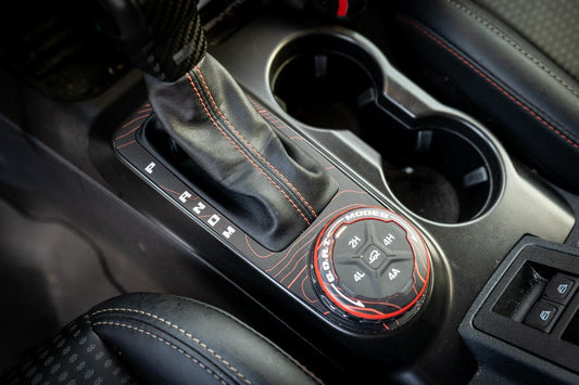 Topo Automatic Shifter Overlay (Printed Series) - 2021+ Bronco Automatic - 21BRNATTRIM-TPAMBL-21BRNATTRIM-TPA51L-21BRNATTRIM-TPAZL-21BRNATTRIM-TPCGL-21BRNATTRIM-TPCBNL-  DRIVEN - 2