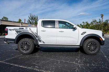 American Flag Fender Vent Overlays - 2024+ Ranger Raptor - 24RANGERRW-FENFL-BW-24RANGERRW-FENFL-CODE-  DRIVEN - 8