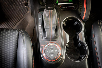Topo Automatic Shifter Overlay (Printed Series) - 2021+ Bronco Automatic - 21BRNATTRIM-TPAMBL-21BRNATTRIM-TPA51L-21BRNATTRIM-TPAZL-21BRNATTRIM-TPCGL-21BRNATTRIM-TPCBNL-  DRIVEN - 5