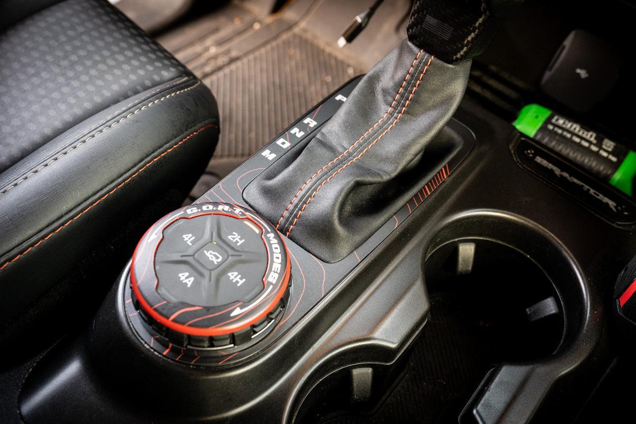 Topo Automatic Shifter Overlay (Printed Series) - 2021+ Bronco Automatic - 21BRNATTRIM-TPAMBL-21BRNATTRIM-TPA51L-21BRNATTRIM-TPAZL-21BRNATTRIM-TPCGL-21BRNATTRIM-TPCBNL-  DRIVEN - 6