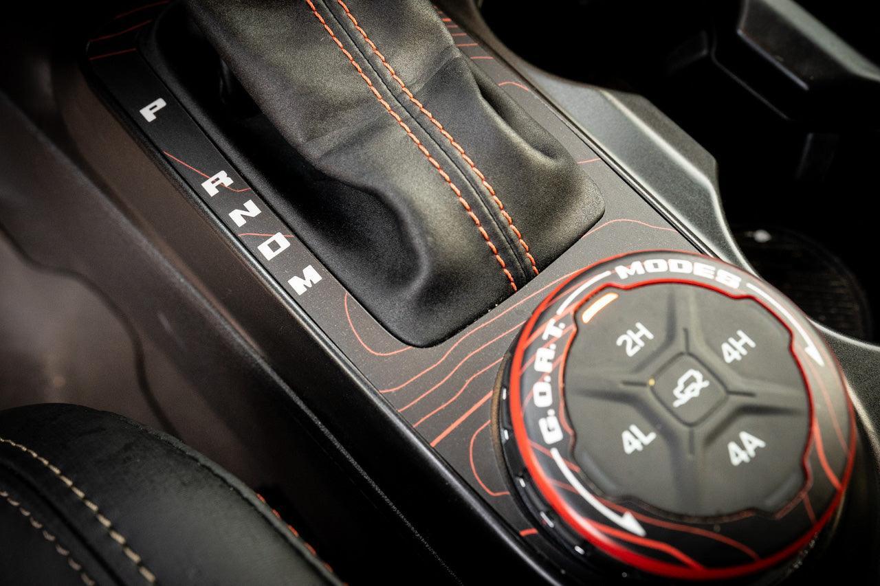Topo Automatic Shifter Overlay (Printed Series) - 2021+ Bronco Automatic - 21BRNATTRIM-TPAMBL-21BRNATTRIM-TPA51L-21BRNATTRIM-TPAZL-21BRNATTRIM-TPCGL-21BRNATTRIM-TPCBNL-  DRIVEN - 1