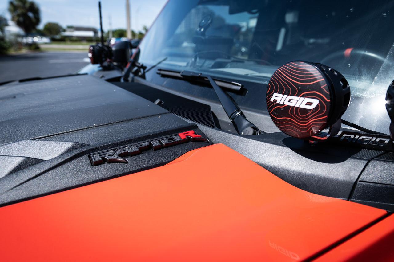 R Inlay for Hood Emblems - 2022+ Bronco Raptor - 21BRNRGRPTHD-CODE-21BRNRGRPTHD-A51S-21BRNRGRPTHD-AZS-21BRNRGRPTHD-CG-21BRNRGRPTHD-CO-  DRIVEN - 17