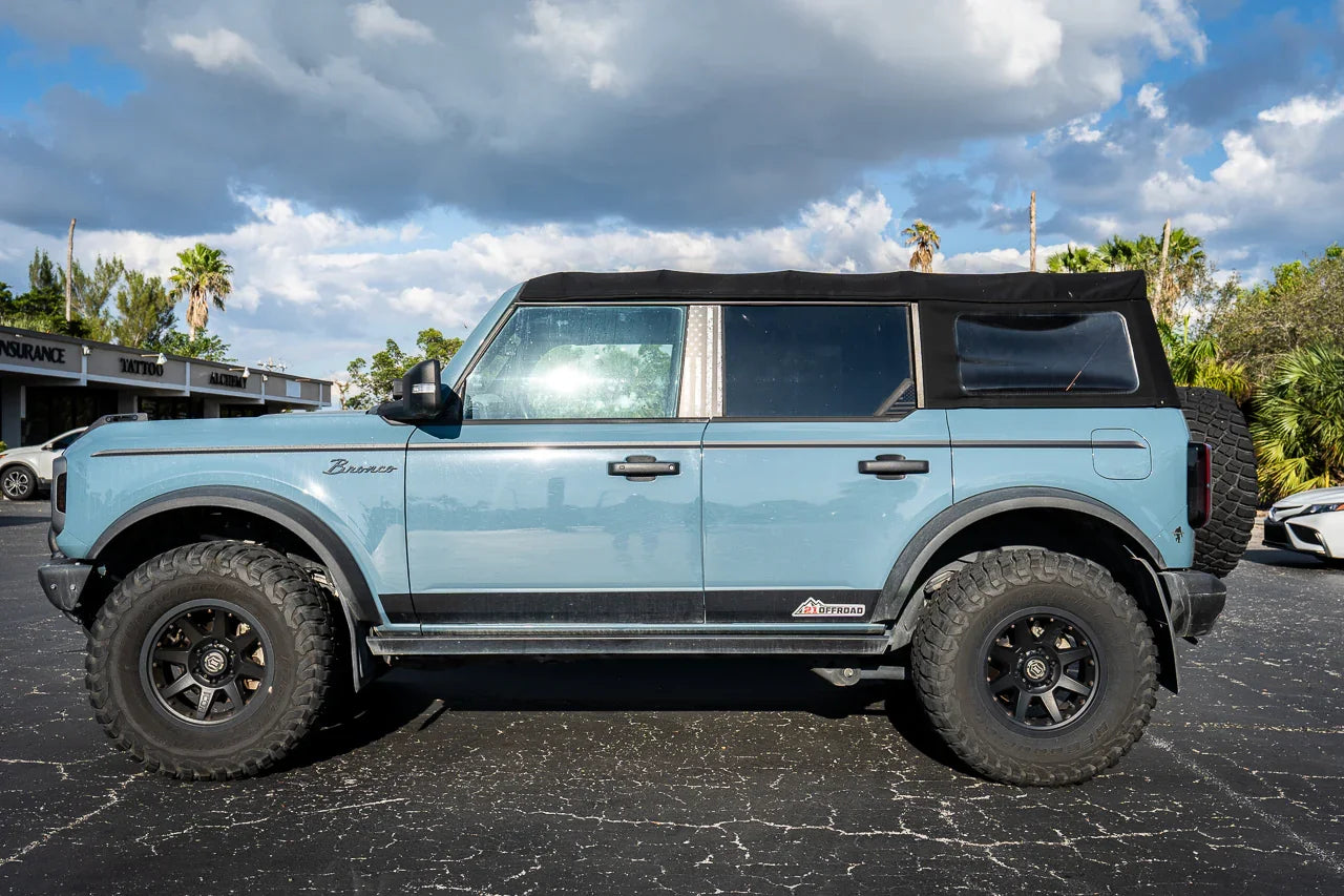 Acrylic Rear Triangle Flags - 2021+ Bronco - sfb21BRNRT-AC-FL-  DRIVEN - 2