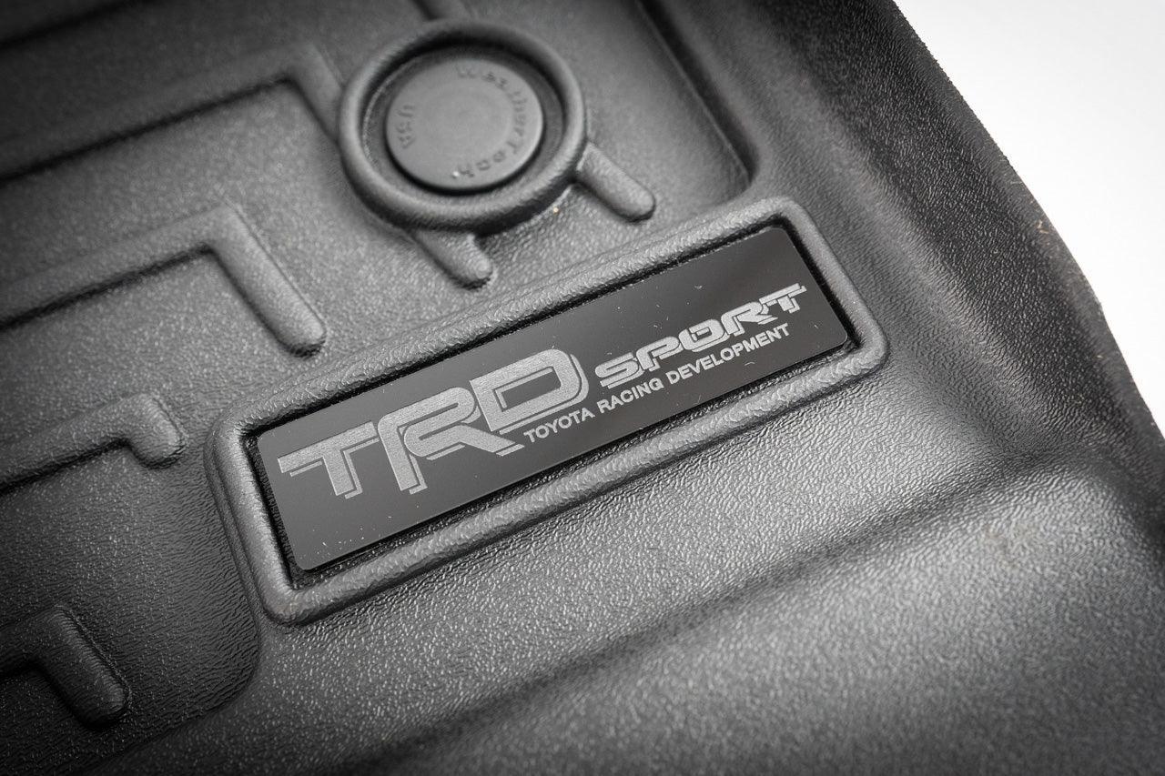 "TRD Sport" Weathertech Floor Mat Logo (Etched Acrylic) - Universal - UNIVERSALWT-TRDS-1-UNIVERSALWT-TRDS-MT-  DRIVEN - 1