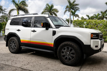 Heritage Retro TRD Style Mirror Stripes - 2024+ Land Cruiser / GX 550 - 24LCMR-TRD-M-24LCMR-TRD-G-24LCMR-TPBL-M-24LCMR-TPBL-G-24LCMR-TP-G-  DRIVEN - 4