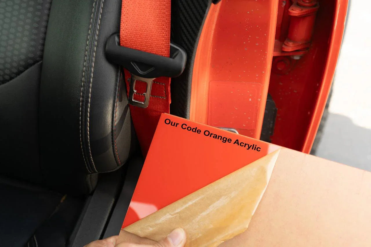 Acrylic R Inlay Kit - 2022+ Bronco Raptor - 21BRNRPTKIT-CODE-21BRNRPTKIT-RD-21BRNRPTKIT-WH-21BRNRPTKIT-BK-  DRIVEN - 4