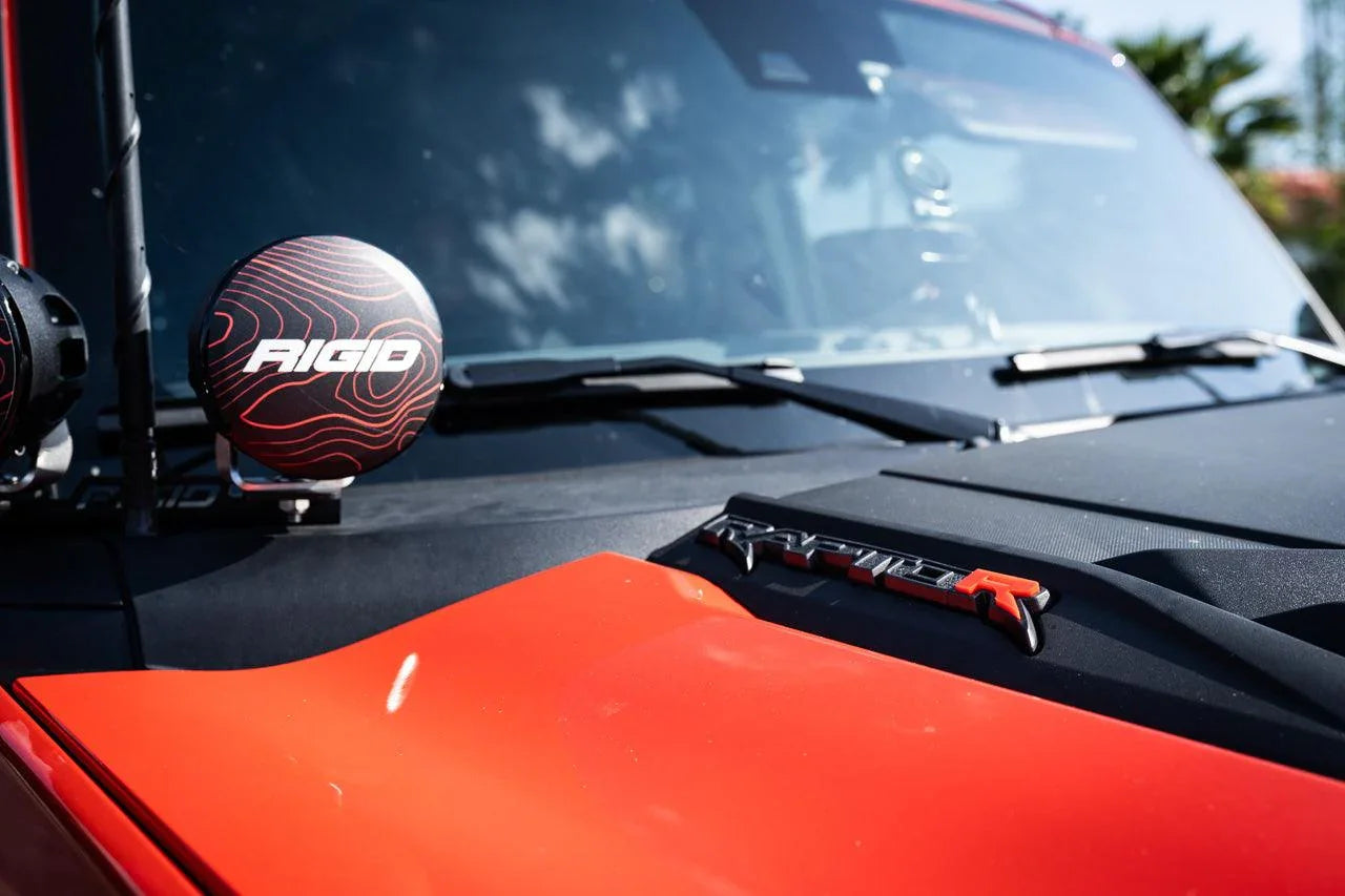 Acrylic R Inlay Kit - 2022+ Bronco Raptor - 21BRNRPTKIT-CODE-21BRNRPTKIT-RD-21BRNRPTKIT-WH-21BRNRPTKIT-BK-  DRIVEN - 6