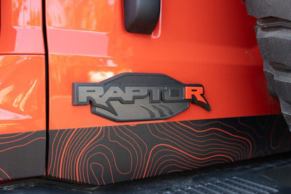 Acrylic R Inlay Kit - 2022+ Bronco Raptor - 21BRNRPTKIT-CODE-21BRNRPTKIT-RD-21BRNRPTKIT-WH-21BRNRPTKIT-BK-  DRIVEN - 7