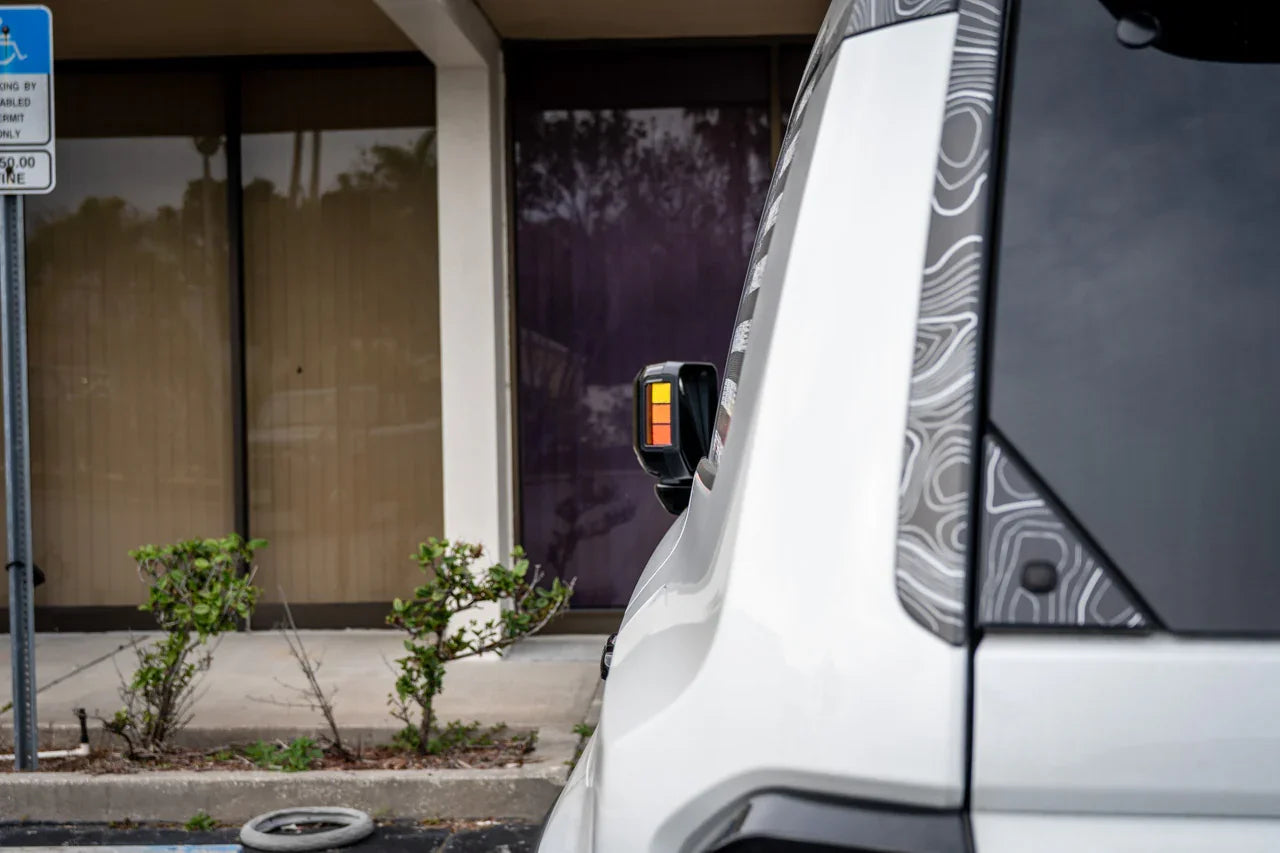 Heritage Retro TRD Style Mirror Stripes - 2024+ Land Cruiser / GX 550 - 24LCMR-TRD-M-24LCMR-TRD-G-24LCMR-TPBL-M-24LCMR-TPBL-G-24LCMR-TP-G-  DRIVEN - 12