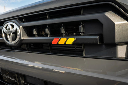 StickerFab Tri Color TRD Style Grille Emblem Version 2- 2024+ Tacoma / 2025+ 4Runner - 254SR5TRIBAR-ORANGE-254SR5TRIBAR-ORANGETP-sku-51541991063871-254SR5TRIBAR-SURFTP-  DRIVEN - 9