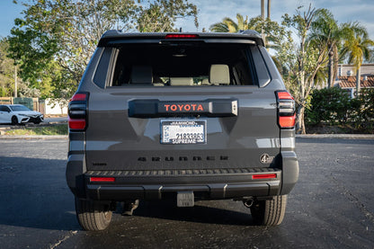 Retro 4 Wheel Drive Two Color Acrylic Emblem - 2024+ Land Cruiser / GX 550 / Tacoma / 2025+ 4Runner - 24LC250-RET4WD2PL-  DRIVEN - 3