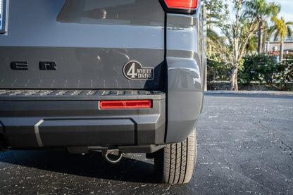 Retro 4 Wheel Drive Two Color Acrylic Emblem - 2024+ Land Cruiser / GX 550 / Tacoma / 2025+ 4Runner - 24LC250-RET4WD2PL-  DRIVEN - 5