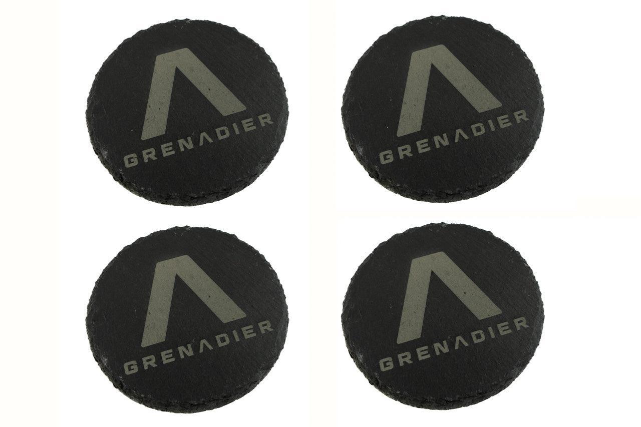 Stone Coaster Set (4 pieces) - 2024+ Grenadier - STONECOAST-6GBP-  DRIVEN - 1