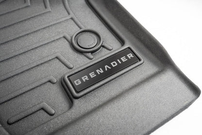 "Grenadier" Weathertech Floor Mat Logo (Etched Acrylic) - Universal - UNIVERSALWT-GRENADIER-SI-UNIVERSALWT-GRENADIER-BK-UNIVERSALWT-GRENADIER-RD-  DRIVEN - 6