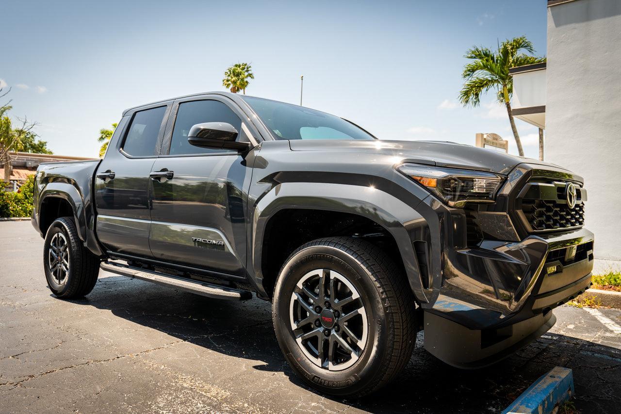 Topographic B Pillar Overlays - 2024+ Tacoma Double Cab / 2025+ 4Runner - 24TACOBPILLAR-ARG-24TACOBPILLAR-CBNG-24TACOBPILLAR-CG-24TACOBPILLAR-DS-24TACOBPILLAR-RR-  DRIVEN - 2