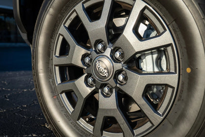 OEM Wheel Cap Overlays - 2024+ Land Cruiser / Tacoma / 2025+ 4Runner - 24LANDCRUISERWC-TYHER-24LANDCRUISERWC-WHBKM-24LANDCRUISERWC-BKM-  DRIVEN - 8