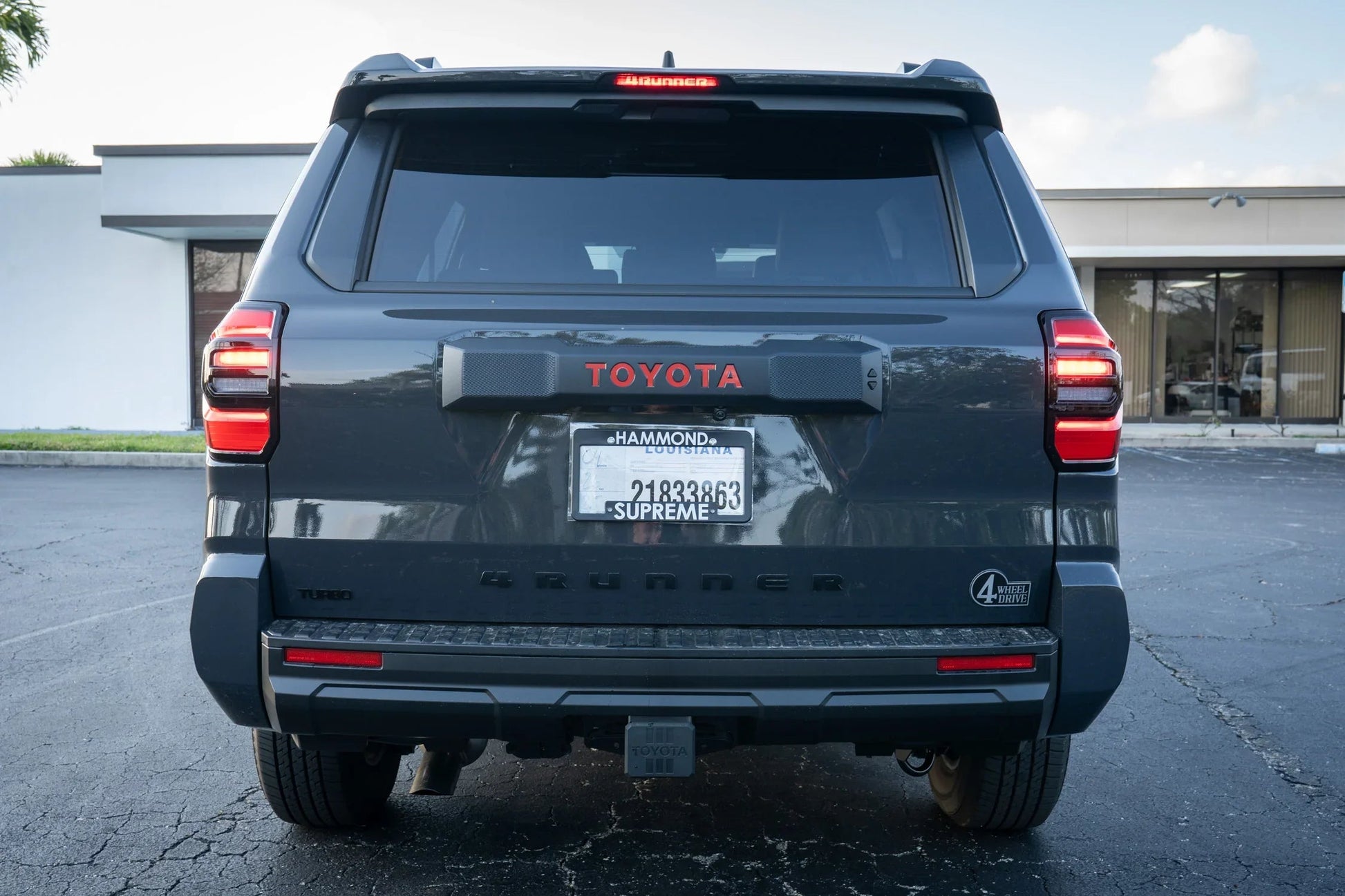 Third Brake Light Overlay - 2024+ Land Cruiser / GX 550 / 2025+ 4Runner - LC2503BK-LC-254RUN3BK-4RUN-LC2503BK-TY-LC2503BK-GX-LC2503BK-FE-  DRIVEN - 4