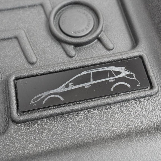 GP Crosstrek Weathertech Floor Mat Logo (Etched Acrylic) fits 2013-2017 Crosstrek - UNIVERSALWT-GPXV-  DRIVEN - 1