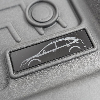 Subaru GP Crosstrek Floor Mat Logo Insert (Etched Acrylic) - 2013-2017 Crosstrek - UNIVERSALWT-GPXV-  DRIVEN - 2