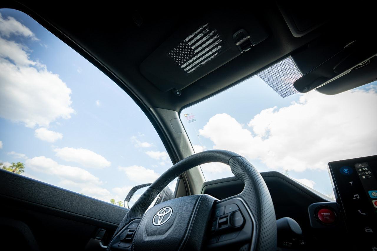 Sun Visor Airbag Label Overlays - 2025+ 4Runner - 4runner25airbag-mb-4runner25airbag-bw-4runner25airbag-tbl-4runner25airbag-trl-4runner25airbag-cgtp-  DRIVEN - 5