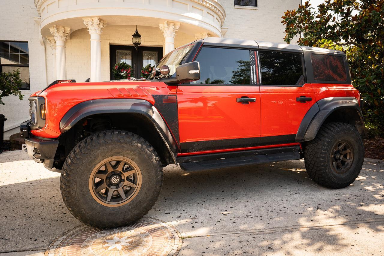 Topo EZ Install Door Cup Protectors - 2021+ Bronco - 21BRONCODCPTOPO4-MB-21BRONCODCPTOPO4-BBO-  DRIVEN - 10