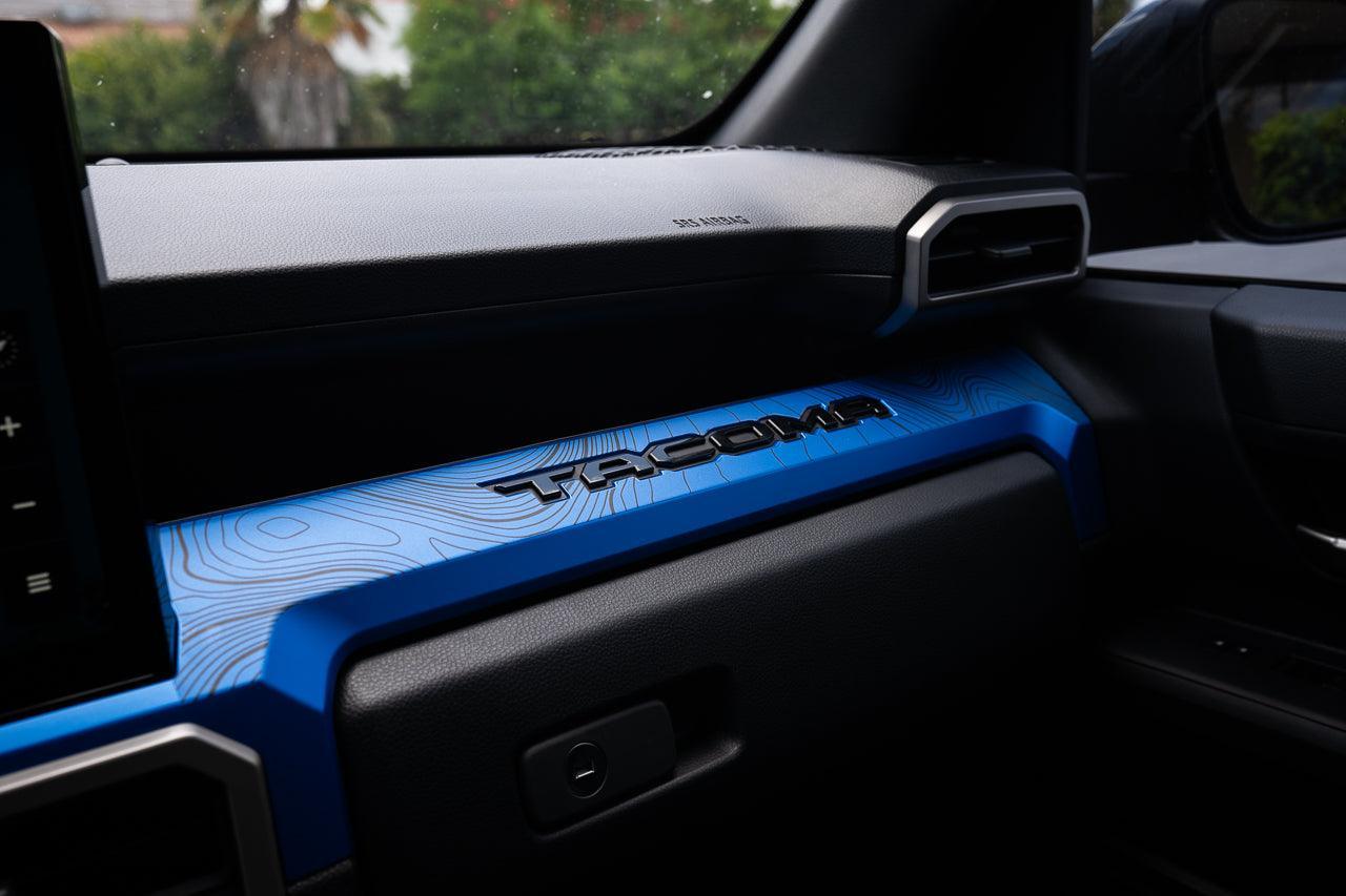 3 Piece Topographic Map Dash Overlays - 2024+ Tacoma - 24TACODASHTOPO-3-  DRIVEN - 4