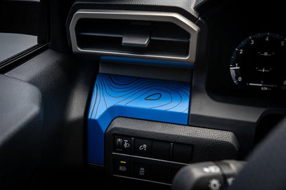 3 Piece Topographic Map Dash Overlays - 2024+ Tacoma - 24TACODASHTOPO-3-  DRIVEN - 6