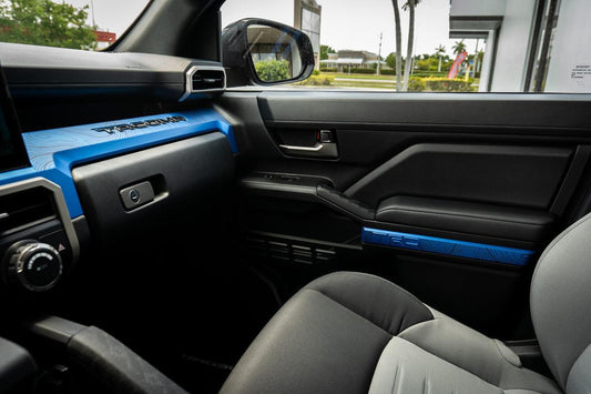 "TRD" Door Topographic Map Overlays - 2024+ Tacoma - 24TACODRTOPO-TRD-  DRIVEN - 2