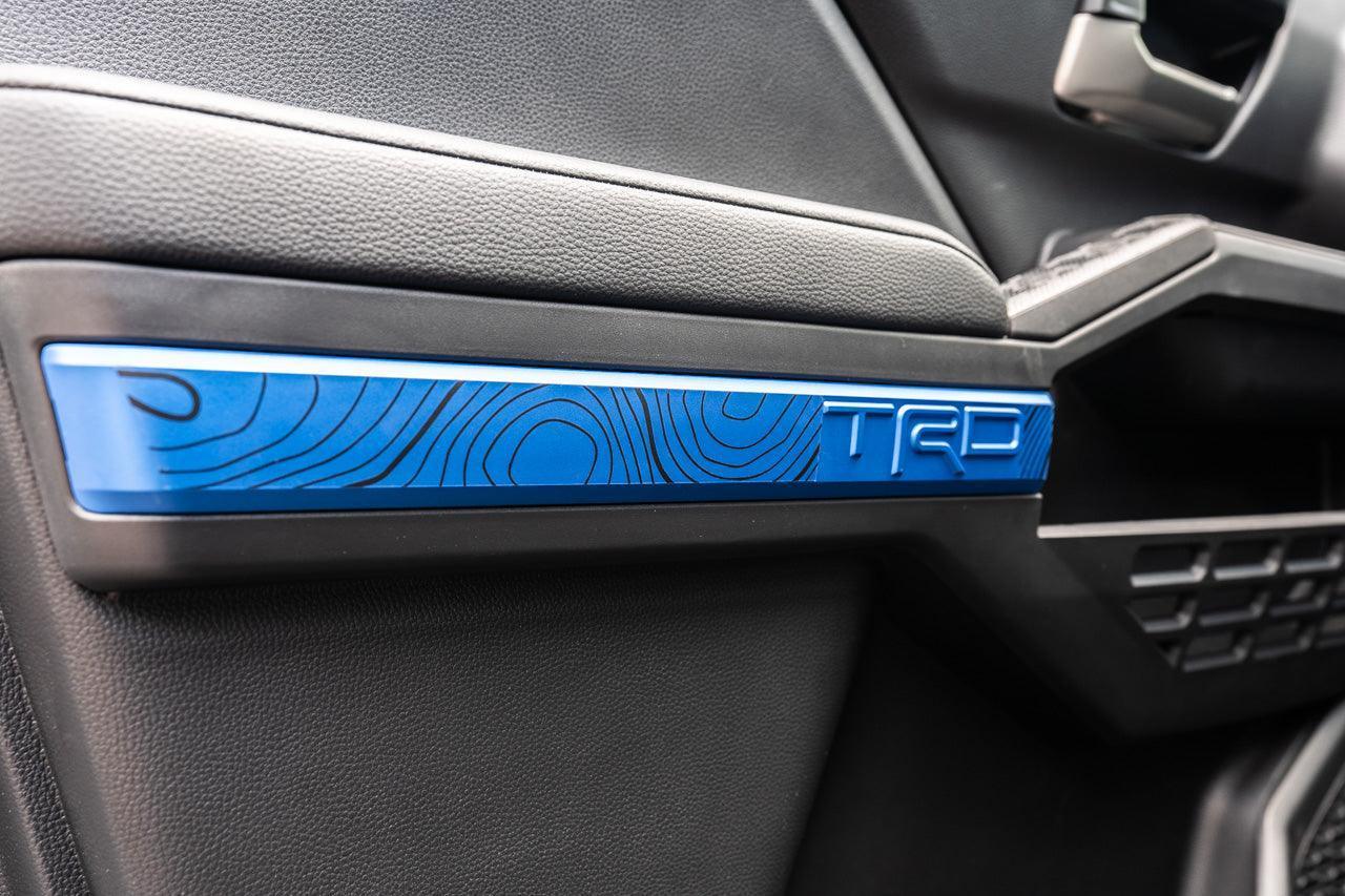 "TRD" Door Topographic Map Overlays - 2024+ Tacoma - 24TACODRTOPO-TRD-  DRIVEN - 4