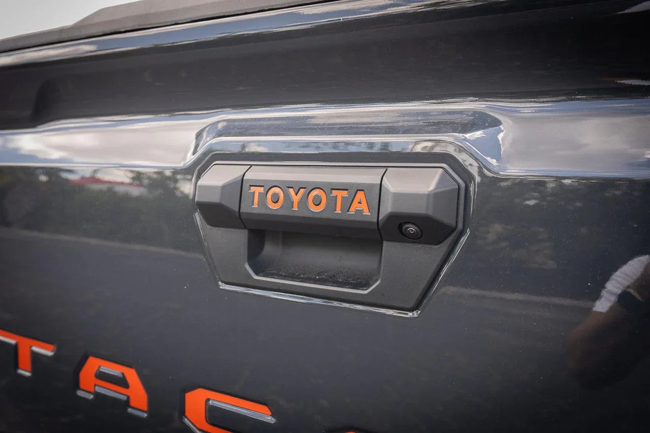 Tailgate Handle Inlay Letters (Standard Vinyl) - 2024+ Tacoma - 24TACOMATGHAN-BLOR-24TACOMATGHAN-BLGY-24TACOMATGHAN-RWB-24TACOMATGHAN-RD-24TACOMATGHAN-WH-  DRIVEN - 2