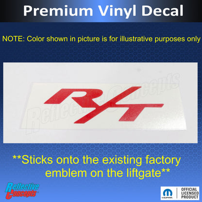 R/T Emblem Overlay Decal - 11-26 Durango - Durango:RT-B-01-Durango:RT-B-02-Durango:RT-B-03-Durango:RT-B-04-Durango:RT-B-05-  DRIVEN - 3