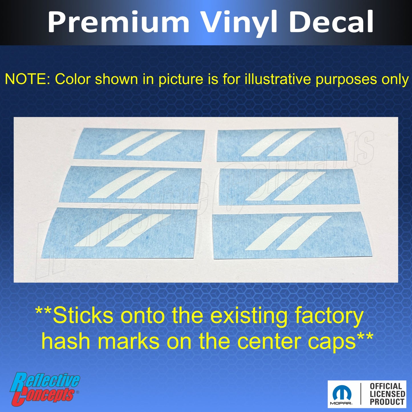 Dodge Rhombus Center Cap Overlay Decals - 23-25 Hornet - sku-44744482160827-sku-44744482193595-sku-44744482226363-sku-44744482259131-sku-44744482291899-  DRIVEN - 3