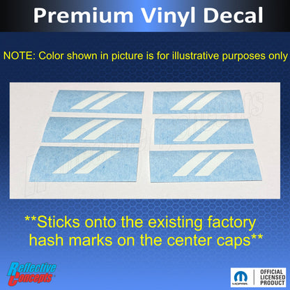 Dodge Rhombus Center Cap Overlay Decals - 23-25 Hornet - sku-44744482160827-sku-44744482193595-sku-44744482226363-sku-44744482259131-sku-44744482291899-  DRIVEN - 3