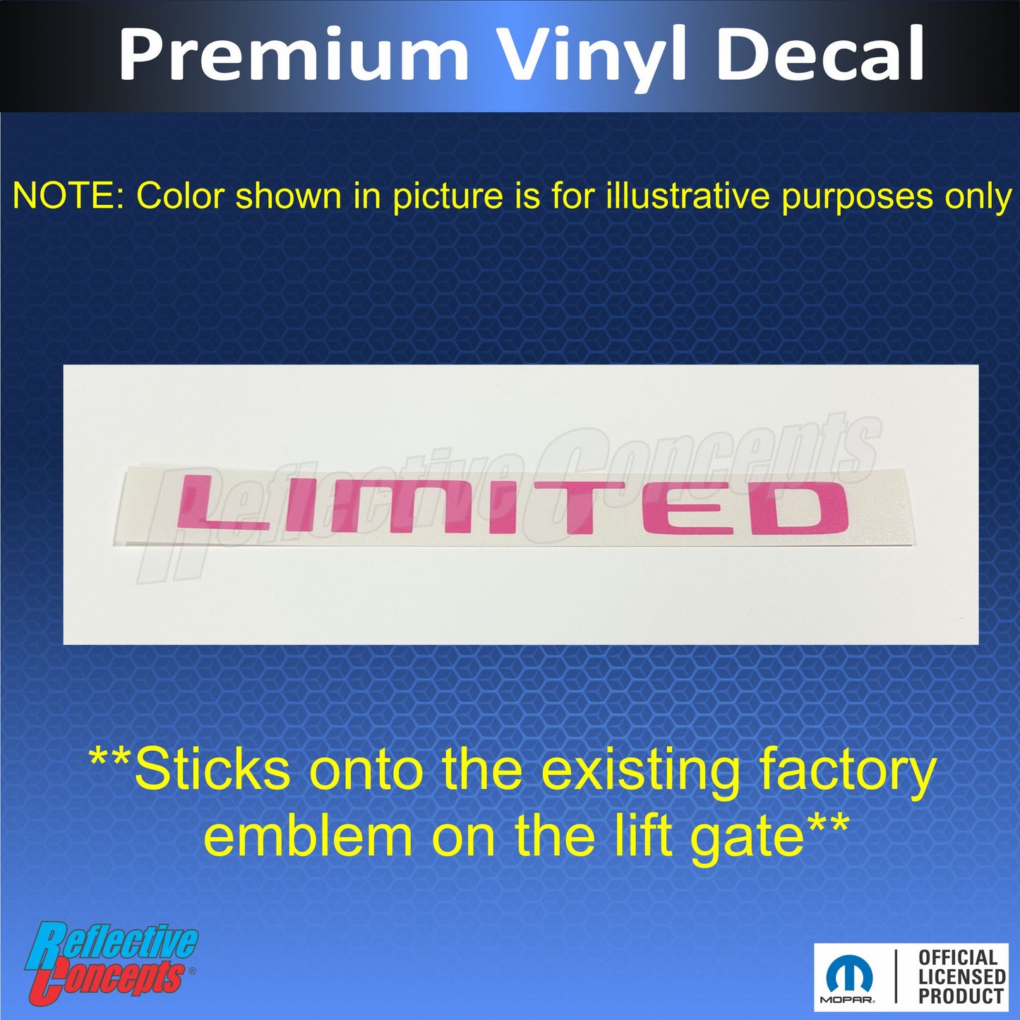 LIMITED Emblem Overlay Decal - 2021-2025 Grand Cherokee L - Jeep:GCL:Limited-B-01-Jeep:GCL:Limited-B-02-Jeep:GCL:Limited-B-03-Jeep:GCL:Limited-B-04-Jeep:GCL:Limited-B-05-  DRIVEN - 3