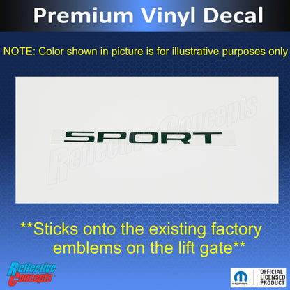 SPORT Emblem Overlay Decal   - Jeep Renegade - Renegade15:Sport-B-01-Renegade15:Sport-B-02-Renegade15:Sport-B-03-Renegade15:Sport-B-04-Renegade15:Sport-B-05-  DRIVEN - 3
