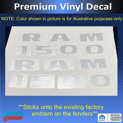 RAM 1500 Emblem Overlay Decals   - 2011-2012 Ram 1500 - Ram1112:RAM1500-B-01-Ram1112:RAM1500-B-03-Ram1112:RAM1500-B-02-Ram1112:RAM1500-B-04-Ram1112:RAM1500-B-05-  DRIVEN - 3