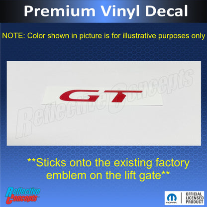 GT Emblem Overlay Decal - 2023-2025 Dodge Hornet GT - sku-44744339488955-sku-44744339521723-sku-44744339554491-sku-44744339587259-sku-44744339652795-  DRIVEN - 3